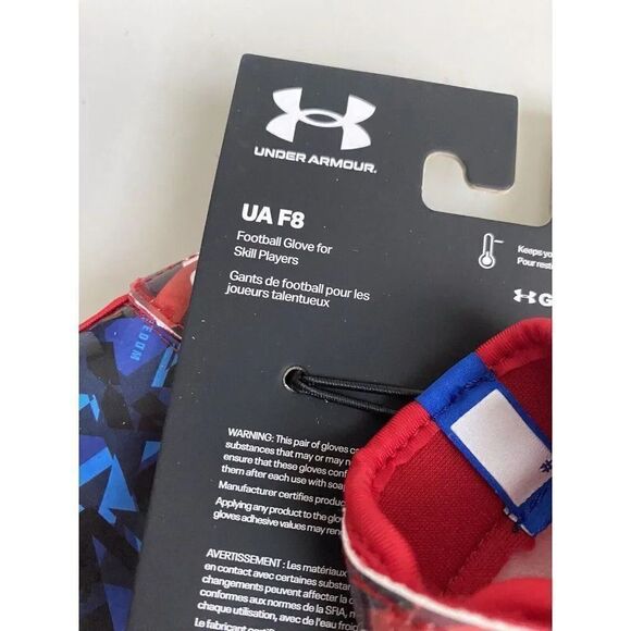 Under Armour F8 Novelty Football Gloves Freedom Limited Edition Men’s Sz XL NEW - Picture 3 of 11
